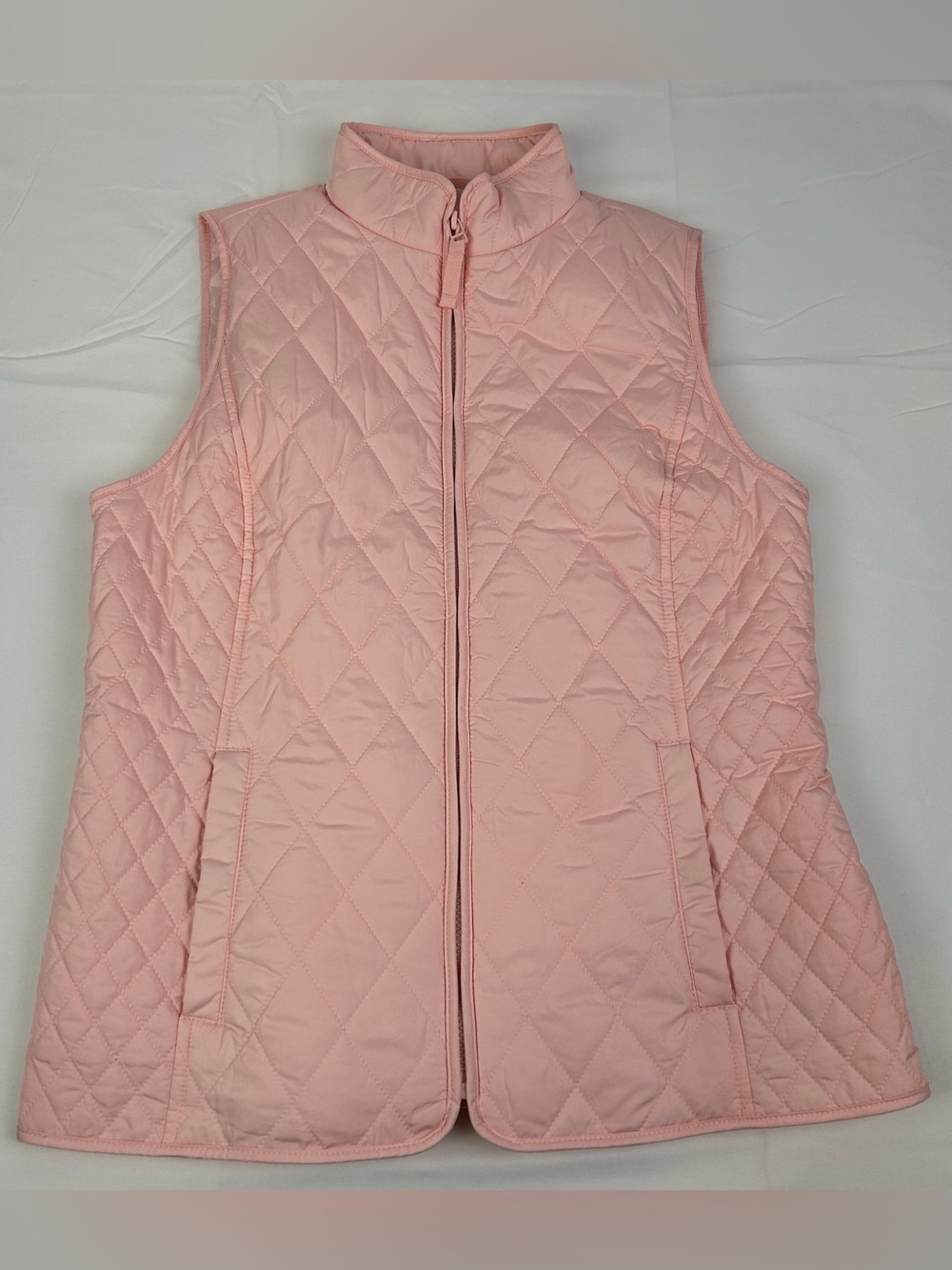 *NEW* Talbots Lightweight Puffer Vest Pink Size Small